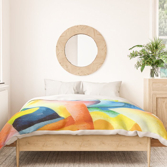 Gino Severini Dancer Propeller Sea Duvet Cover Gallery Image 3