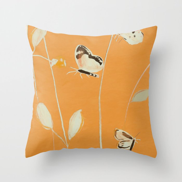 Butterflies 3 Throw Pillow Gallery Image 1