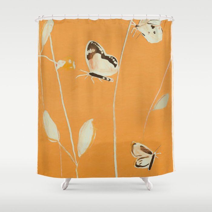 Butterflies 3 Shower Curtain Gallery Image 1