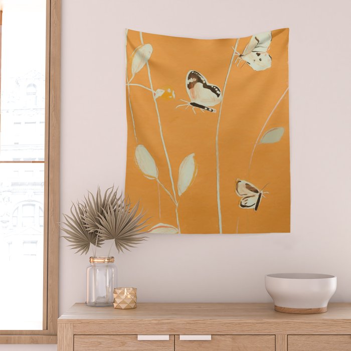 Butterflies 3 Wall Tapestry Gallery Image 2