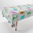 Cat Math Tablecloth Gallery Image 1