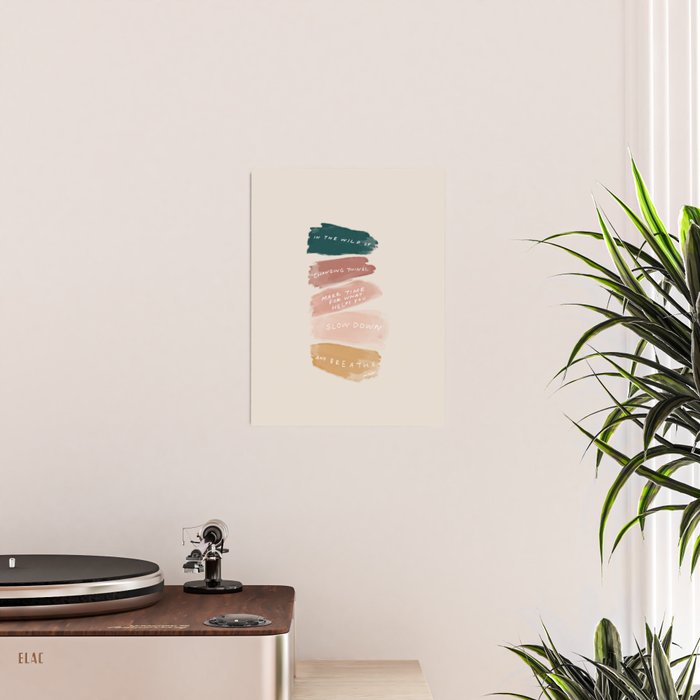 Make Time For What Helps You Poster Gallery Image 2