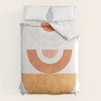 Mid century modern geometric shapes Comforter Gallery Image 6