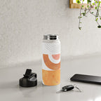 Mid century modern geometric shapes Water Bottle Gallery Image 4