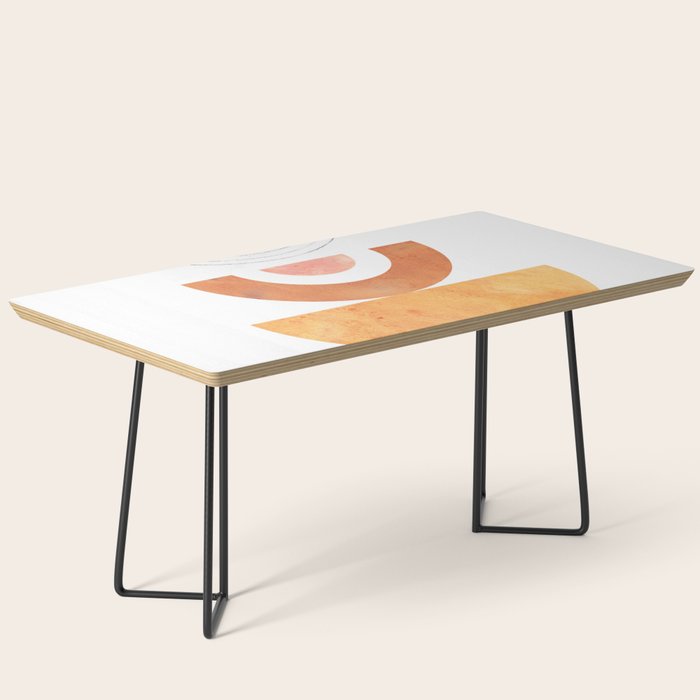 Mid century modern geometric shapes Coffee Table Gallery Image 1