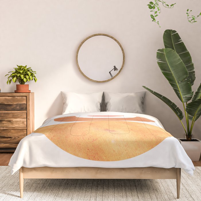 Mid century modern geometric shapes Comforter Gallery Image 3