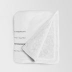 Mid century modern geometric shapes Throw Blanket Gallery Image 3