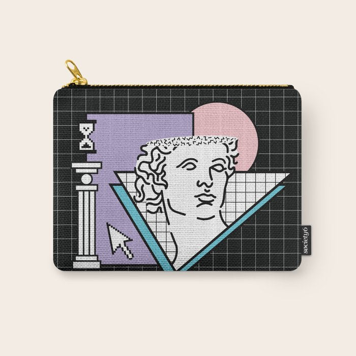 Apollo Vaporwave / greek god Carry All Pouch Gallery Image 1