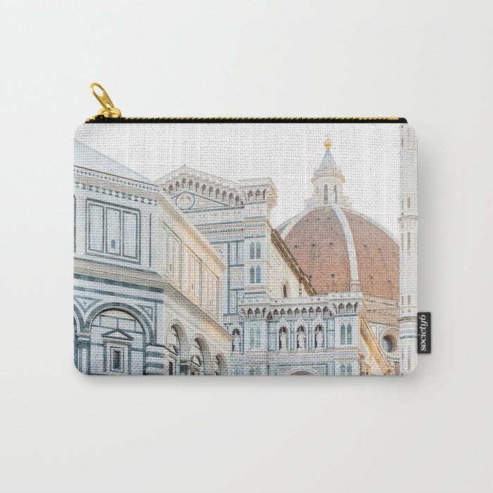 Il Duomo Sunrise, Florence Italy Carry All Pouch Gallery Image 1