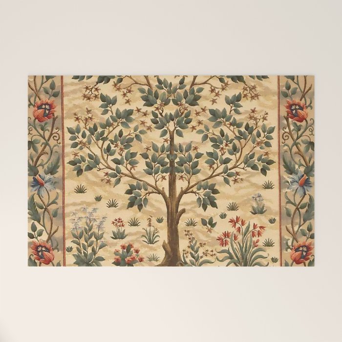 William Morris "Tree of life" 3. Welcome Mat Gallery Image 1