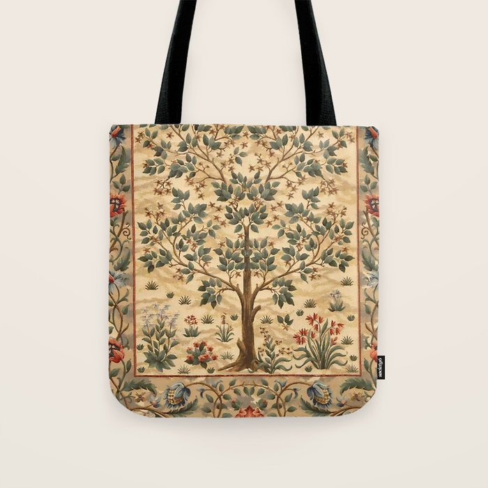 William Morris "Tree of life" 3. Tote Bag Gallery Image 1