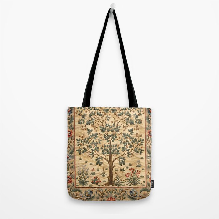 William Morris "Tree of life" 3. Tote Bag Gallery Image 2