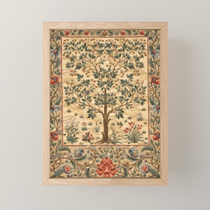 William Morris "Tree of life" 3. Mini Art Print Gallery Image 1