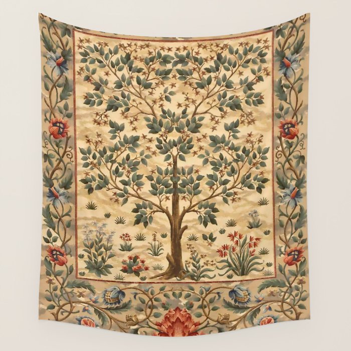William Morris "Tree of life" 3. Wall Tapestry Gallery Image 4