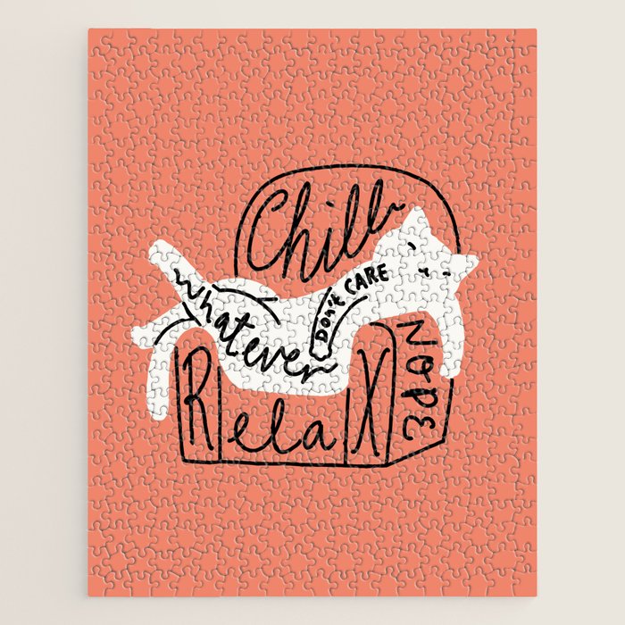 Whatever Cat Jigsaw Puzzle Gallery Image 1