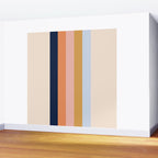 Retro stripes #2 Wall Mural Gallery Image 2