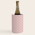 Bows & Ribbons Pattern LVII Pastel Pink Wine Chiller Gallery Image 2