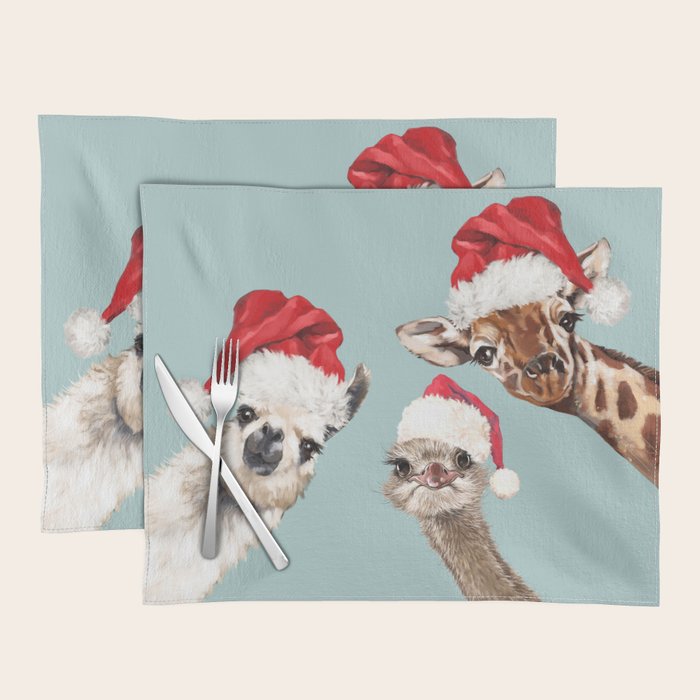 Christmas Animals Gang Placemat Gallery Image 1