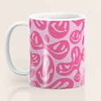 Pink Dripping Smiley Coffee Mug Gallery Image 3
