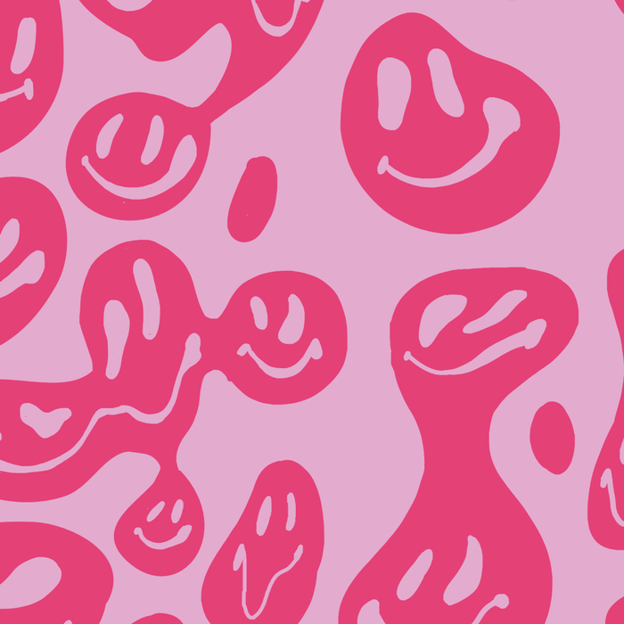 Pink Dripping Smiley Coffee Mug Gallery Image 2