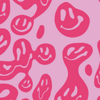 Pink Dripping Smiley Coffee Mug Gallery Image 2