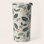Holly Days . Neutral Travel Mug Gallery Image 2