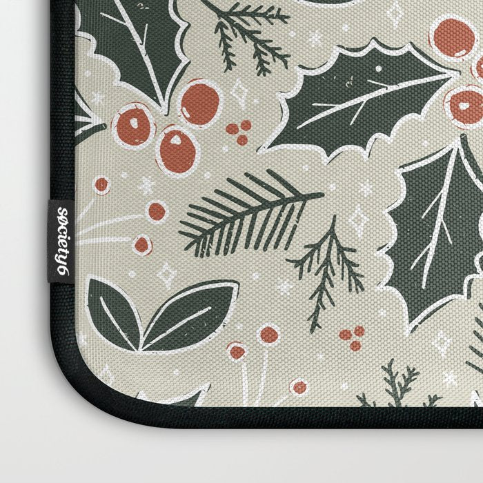 Holly Days . Neutral Laptop Sleeve Gallery Image 3