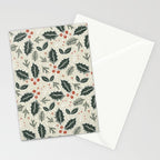 Holly Days . Neutral Stationery Card Gallery Image 2