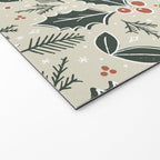 Holly Days . Neutral Welcome Mat Gallery Image 2