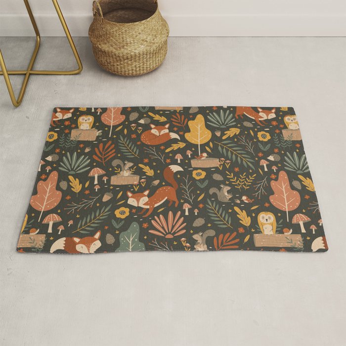Woodland Critters Rug Gallery Image 1
