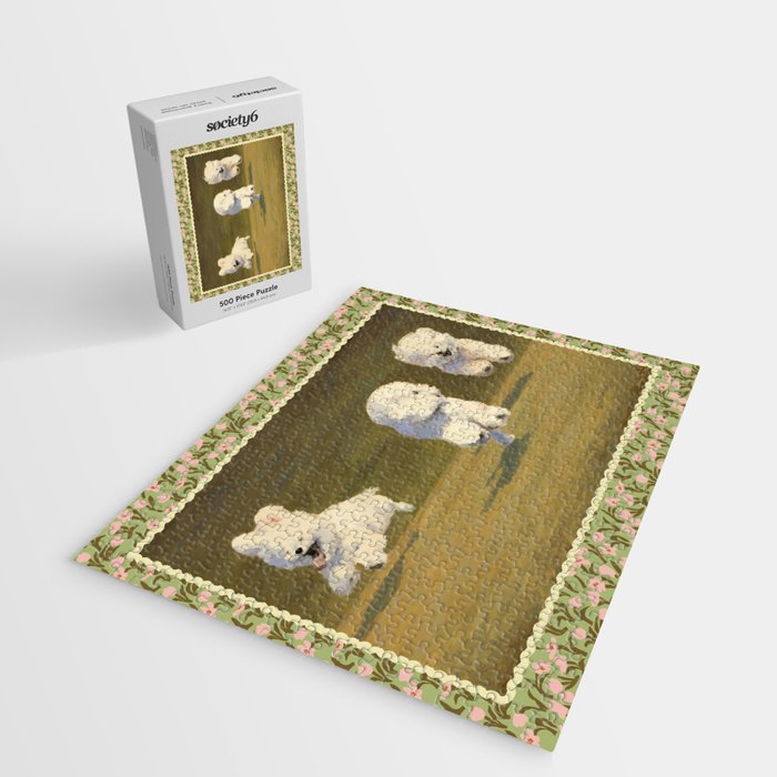Three Dogs Running Jigsaw Puzzle Gallery Image 2