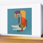 Crocodile Wall Mural Gallery Image 2