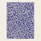 Playful strokes #3 / Beige on Blue Poster Gallery Image 4
