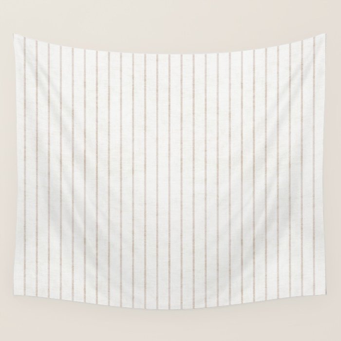  AEGEAN SIMPLE TICKING STRIPE JUTE Wall Tapestry Gallery Image 4