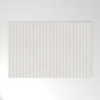  AEGEAN SIMPLE TICKING STRIPE JUTE Welcome Mat Gallery Image 1