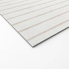  AEGEAN SIMPLE TICKING STRIPE JUTE Welcome Mat Gallery Image 2