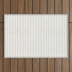  AEGEAN SIMPLE TICKING STRIPE JUTE Outdoor Rug Gallery Image 1