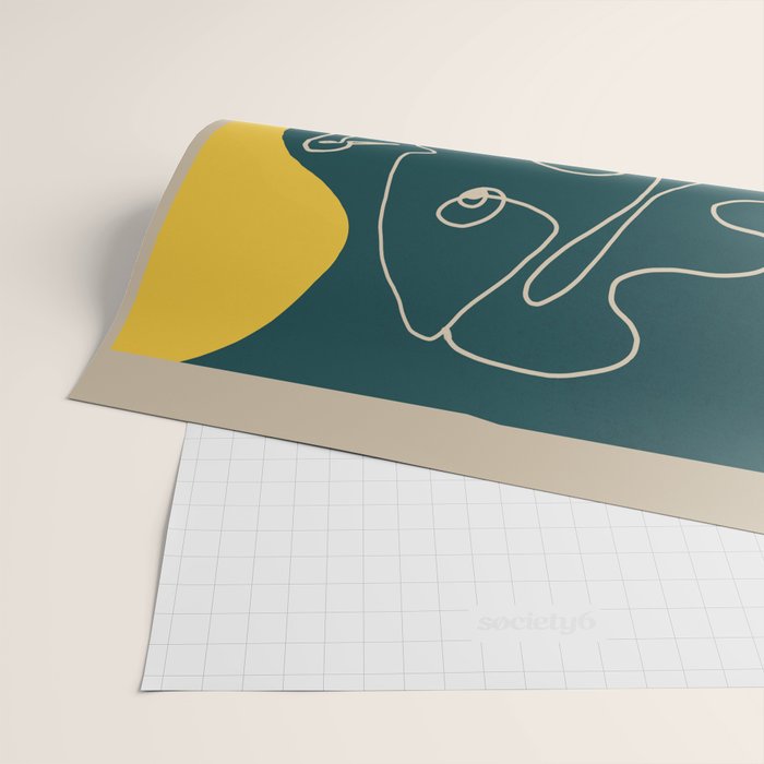 Gentle Abstract Line 6 Wrapping Paper Gallery Image 2