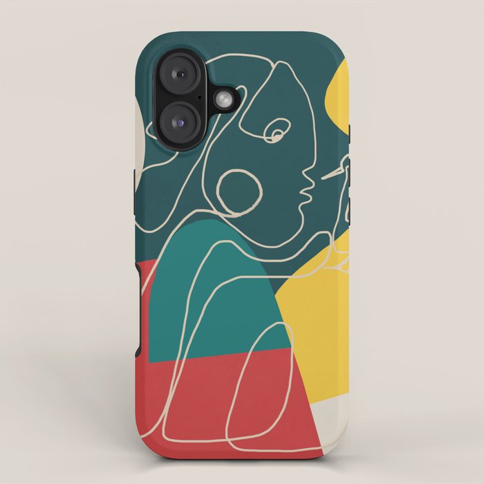 Gentle Abstract Line 6 iPhone Case Gallery Image 1