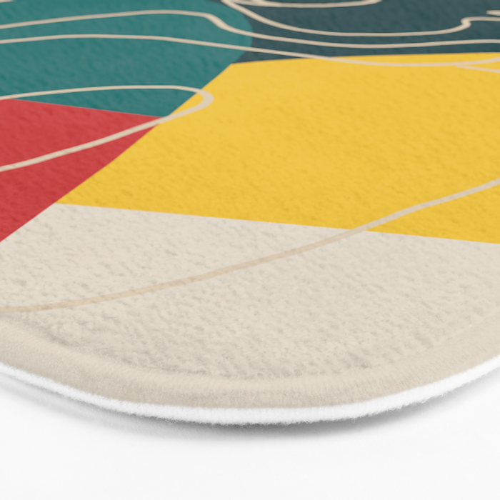 Gentle Abstract Line 6 Bath Mat Gallery Image 3