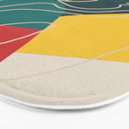 Gentle Abstract Line 6 Bath Mat Gallery Image 3