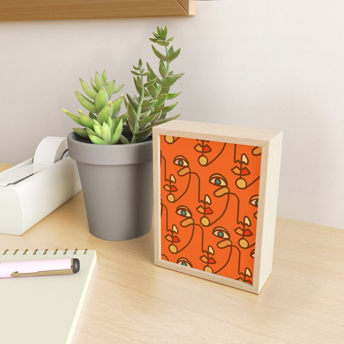 Multi Faced Sienna Mini Art Print Gallery Image 2