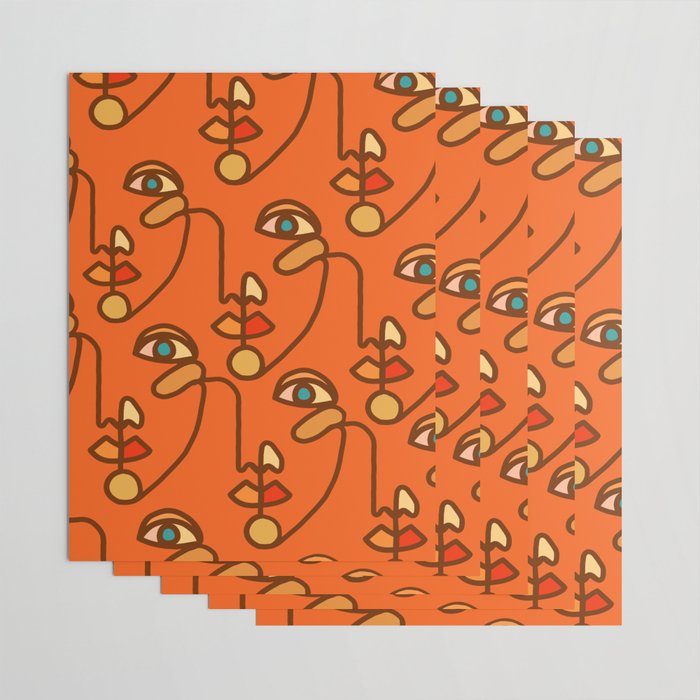 Multi Faced Sienna Wrapping Paper Gallery Image 3