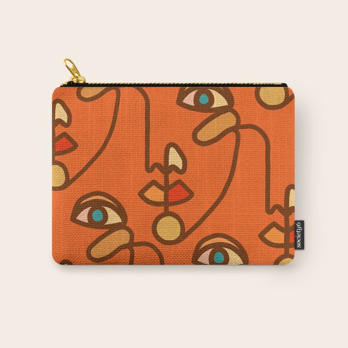 Multi Faced Sienna Carry All Pouch Gallery Image 1