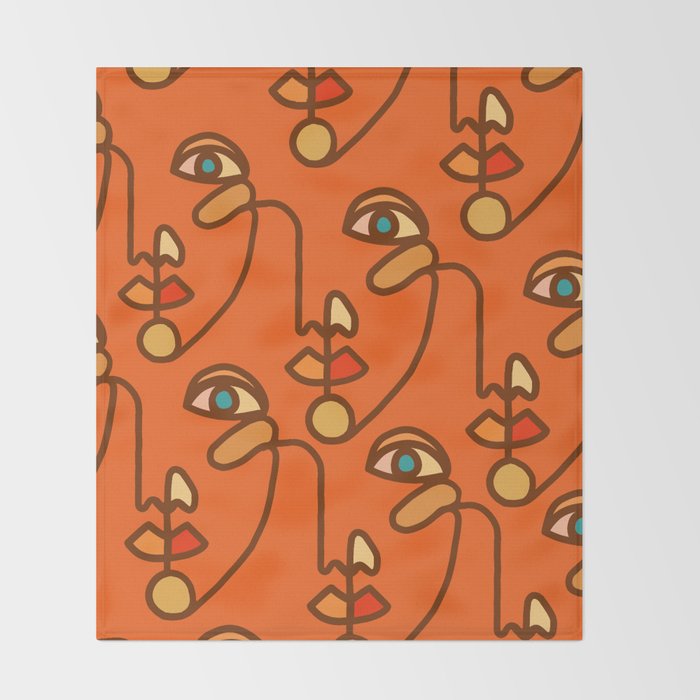 Multi Faced Sienna Throw Blanket Gallery Image 2
