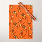 Multi Faced Sienna Wrapping Paper Gallery Image 1
