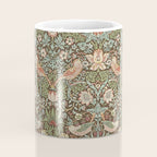 William Morris Strawberry Thief Brown Chocolate Slate Coffee Mug Gallery Image 4