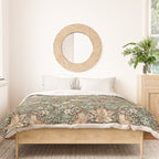 William Morris Strawberry Thief Brown Chocolate Slate Duvet Cover Gallery Image 3