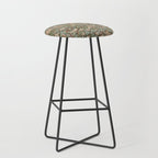 William Morris Strawberry Thief Brown Chocolate Slate Stool Gallery Image 1