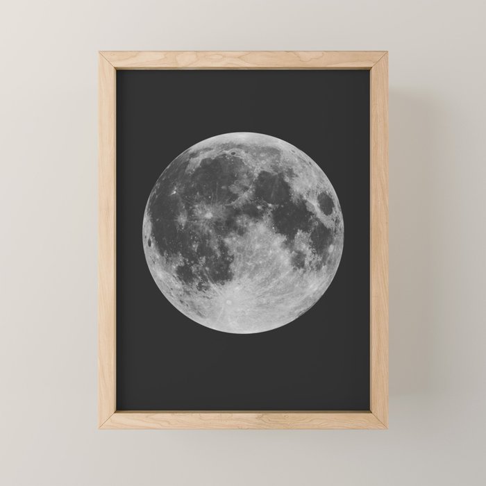 Solar System _ Moon Mini Art Print Gallery Image 1